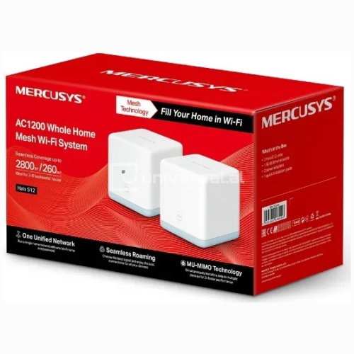 Router Mercusys Halo S12(2-pack) 1200mbps