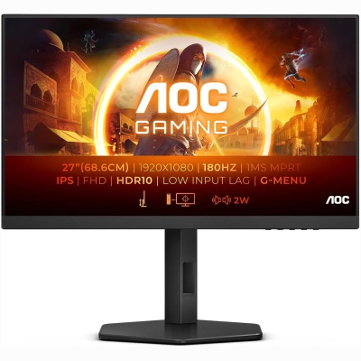 Monitor Gaming AOC 27G4X - 27 Inch FHD, 180Hz, IPS, 1ms GtG